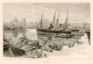 The Docks (litho) av John Fulleylove