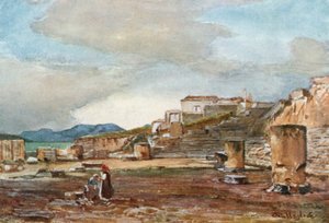 Hall of the Great Temple of the Mysteries, Eleusis av John Fulleylove