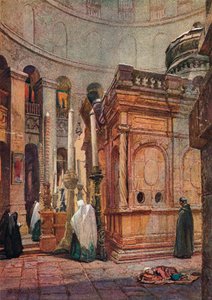 Rotunden og kapellet til Den hellige grav, 1902, 1906. av John Fulleylove