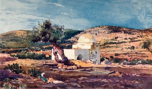 Rakels grav på veien fra Jerusalem til Hebron, 1902.