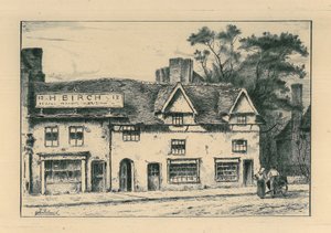 Old Houses, North Street, Wolverhampton, fra 'Remnants Of Old Wolverhampton' Vol.I. nr. 1-37, utgitt 1880
