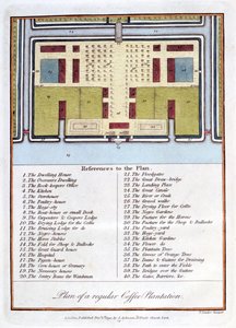 Plan for en vanlig kaffeplantasje, 1813