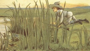 Andegutteskyting (farge litho)
