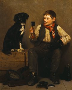 Kan ikke lokkes, av John George Brown