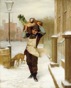Leveringsgutt, 1863 av John George Brown