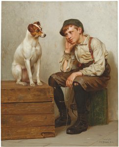 Gjensidig beundring, 1898 av John George Brown