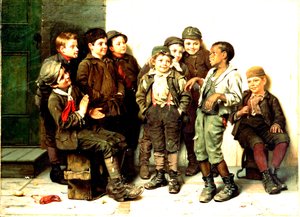Street Dance, 1883 av John George Brown