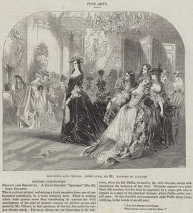 Brunetta og Phillis, tilskuer, nr. 80 av John Gilbert