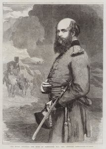 Hans Kongelige Høyhet Hertugen av Cambridge, KG, etc, gravering av General Commanding-in-Chief av John Gilbert