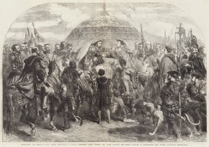 Møte mellom Henry VIII og Francis I nær Ardres, feltet til gullduken