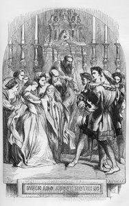 Much Ado about Nothing by William Shakaespeare av John Gilbert