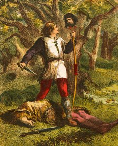 Robin Hood og Guy of Gisborne av John Gilbert
