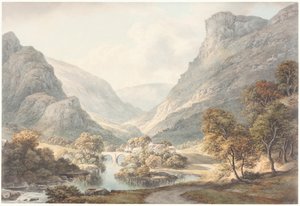 Utsikt over Dovedale av John Glover