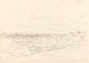 Fjern utsikt over Greenwich av John Glover