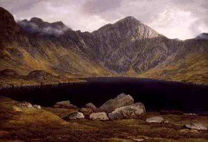 Loch Coruisk, Isle of Skye (olje på lerret) av John Glover