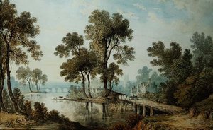 Utsikt over Darley, Derbyshire av John Glover