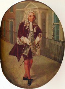 Richard Suett som Bayes i The Rehearsal av George Villiers, 2nd Duke of Buckingham, 1796