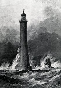 The Proposed New Eddystone Lighthouse, illustrasjon fra 