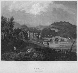 Hawick. Generell visning. Roxburghshire, 1814