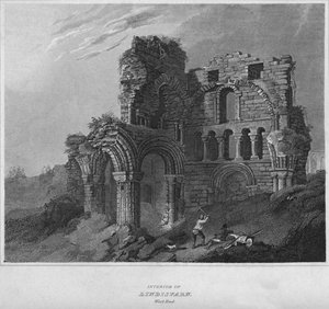 Interiør i Lindisfarn. West End, 1814