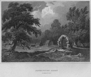 Newminster Abbey, Northumberland, 1814