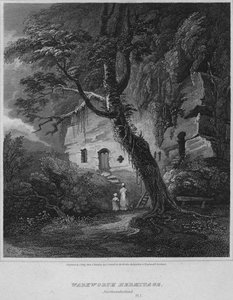 Warkworth Hermitage, Northumberland, 1814