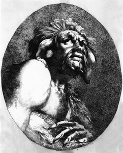 Caliban, fra The Tempest, 1776