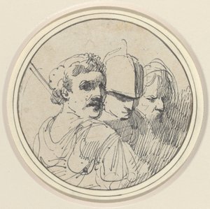 Tre orientalske hoder av John Hamilton Mortimer