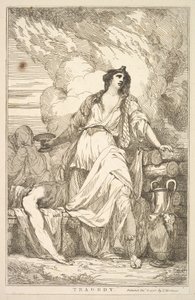 Tragedie fra femten etsninger dedikert til Sir Joshua Reynolds, 8. desember 1778. av John Hamilton Mortimer