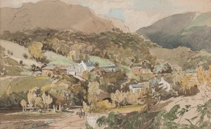 Clappersgate, 1812 (wc på papir) av John Harden