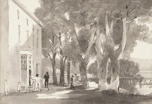 Ferge, 1814 (wc på papir) av John Harden