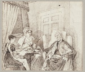 Interiørscene av John Harden