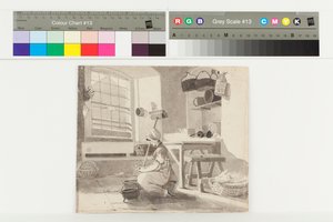 Scullery, Brathay (blekk på papir) av John Harden