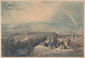 Panoramautsikt over Sheffield av John Harris
