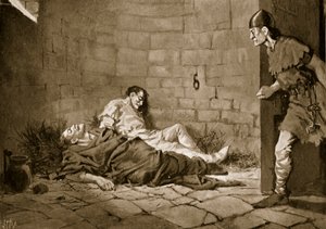 Fengsel og død av hertugene Erik og Valdemar, 1318 av John Harris Valda