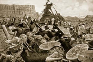 Slaget ved Aquae Sextiae, 102 f.Kr. av John Harris Valda