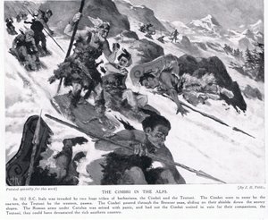 Cimbriene i Alpene av John Harris Valda
