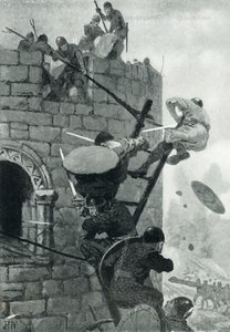 Beleiringen av Carmarthen Castle av John Harris Valda