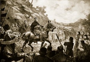 Vilhelm Erobrerens marsj inn i Wales av John Harris Valda