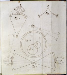 Diagram over tidtakerbevegelser (penn og blekk på papir)