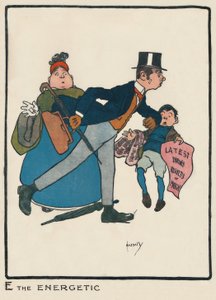 E the Energetic / J. Hassall / tegning, 1903 av John Hassall
