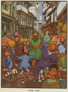 "Se! Se!" (farge litho) av John Hassall