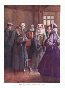 Queen Mary og Knot hadde mange samtaler sammen av John Hassall
