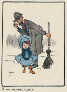 R den respektable / J.Hassall / Zeichnung, 1903 av John Hassall