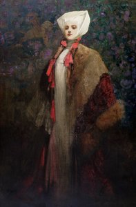 The Lady (olje på lerret) av John Hassall