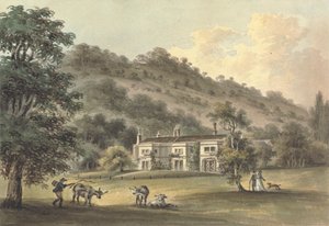 Grove Cottage, Box Hill, Surrey, setet til George Barclay Esq. av John Hassell