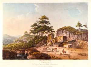 Limeovner. En utsikt ved Clifton nær Bristol, Gloucestershire, 1798.