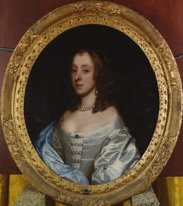 Portrett av Lady Paston (olje på lerret)