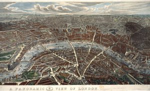 Panoramautsikt over London av John Henry Banks