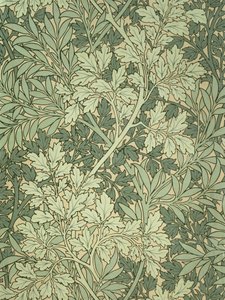 Løvtapet, designet av John Henry Dearle (1860-1932) for Morris and Company